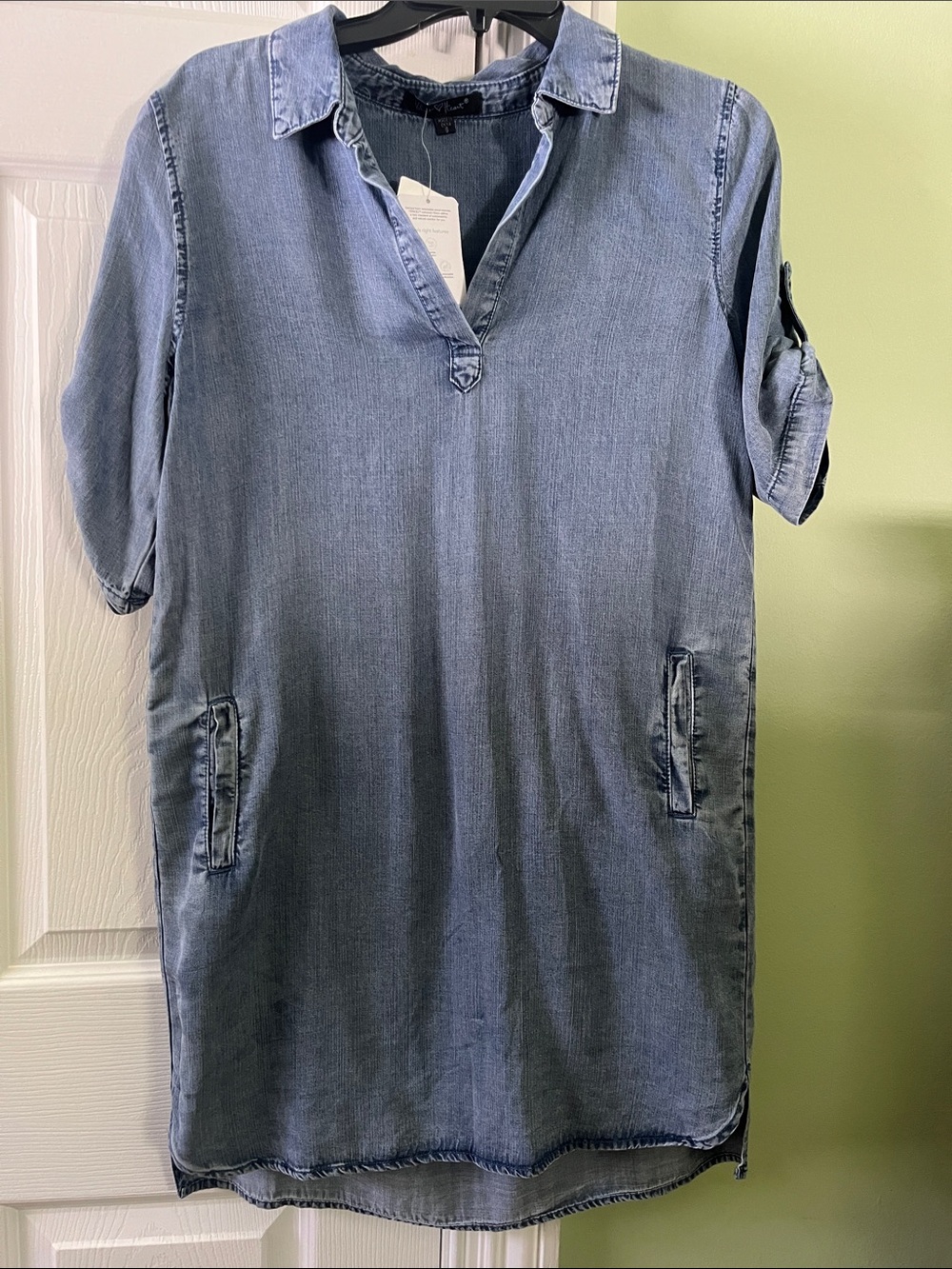Velvet Heart Chambray T-Shirt Dress -NWT